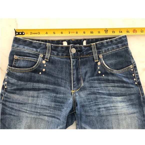 PAPER DENIM CLOTH BOOTCUT STUDDED JEANS SIZEZ 27 - Picture 8 of 12